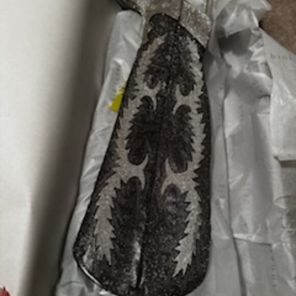 Gianni Bini - KatyannaTwo Over-the-Knee Rhinestone Embellished Western Dress Boo - Picture 4 of 5